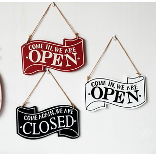 BẢNG TREO POEN & CLOSED 2 IN 1 MẪU 1