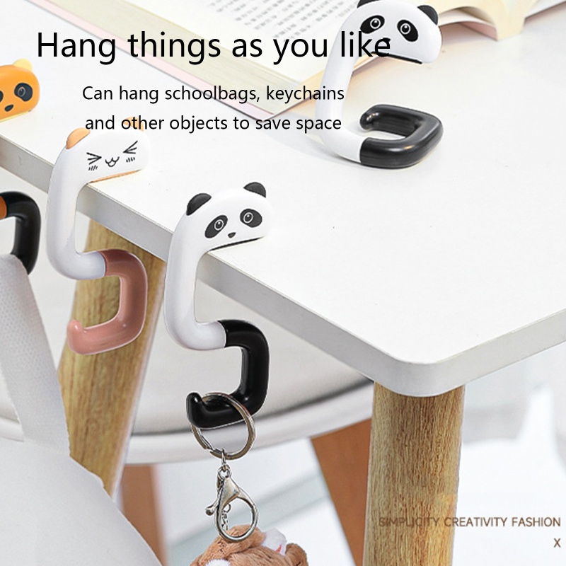Móc Treo Túi Xách Dạng Gập Họa Tiết Hoạt Hình
