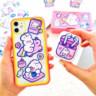 Sticker dán - Nhãn dán MILKJOY thỏ FLUFFY RABBIT