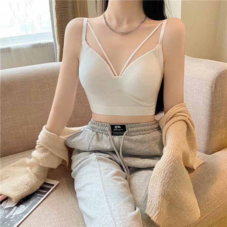 [Xả - dọn kho]Áo Bra Nữ Áo Lót Nữ cao cấp Vải cotton mút liền nâng ngực cực tốt cổ chữ v sexy PASANA2030