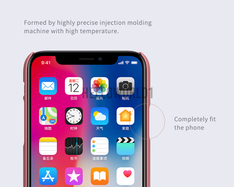 Ốp Lưng Nillkin Mặt Nhám Chống Sốc Cho Iphone X