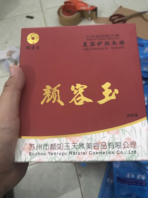 mặt nạ thuốc bắc 36 vị