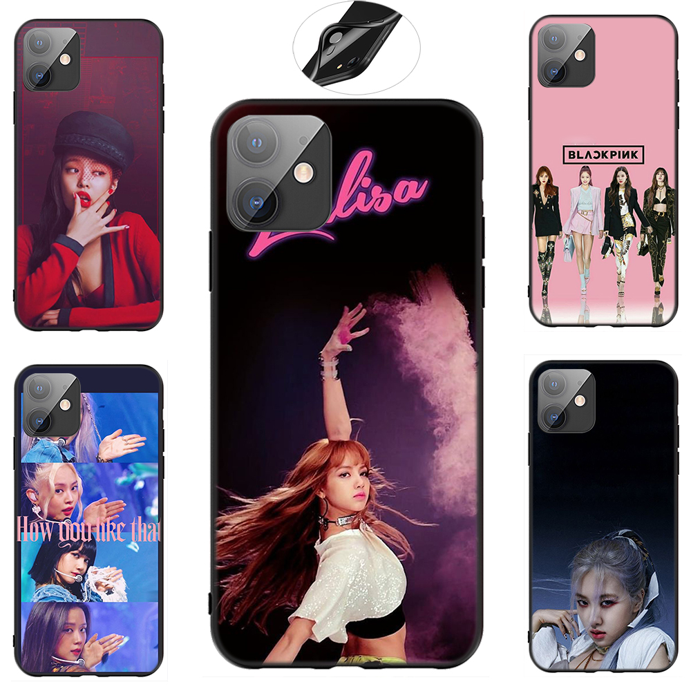 iPhone XR X Xs Max 7 8 6s 6 Plus 7+ 8+ 5 5s SE 2020 Casing Soft Case 21LU Blackpink Lisa Rose Jennie Jisoo mobile phone case