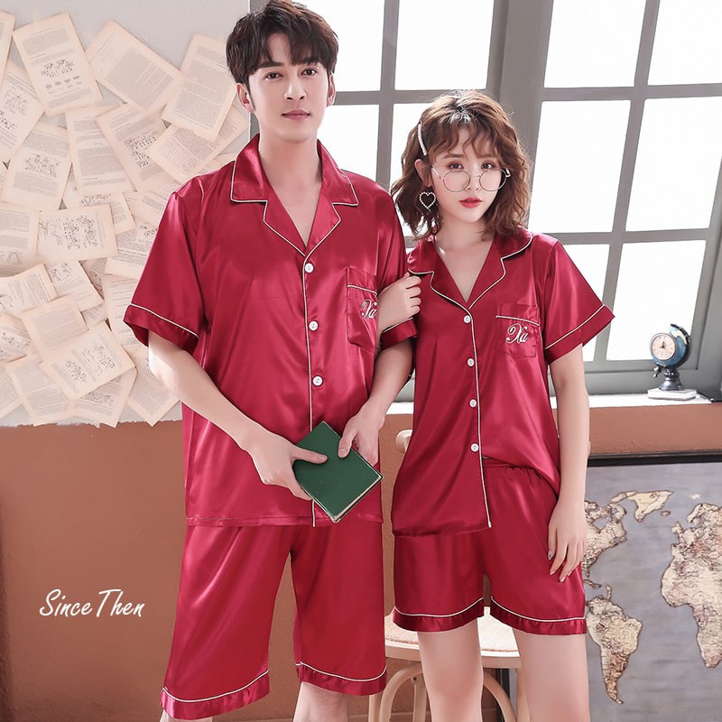 Đồ ngủ đôi tân hôn nam nữ, quà cưới Pijama đôi màu đỏ, Hàng có sẵn - Since Then | BigBuy360 - bigbuy360.vn