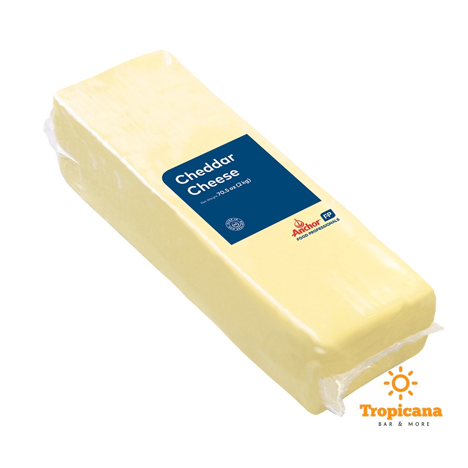 Phô mai Cheddar Anchor New Zealand - Khối 2kg