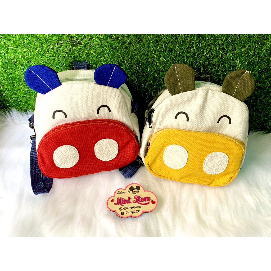 Balo Mẫu Giáo Hình Heo Đeo 2 Kiểu Thời Trang Và Tiện Lợi Cho Bé Trai Bé Gái