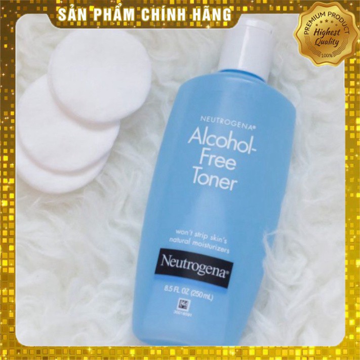 Nước Hoa Hồng Neutrogena Không Chứa Cồn Alcohol Free Toner 150ml