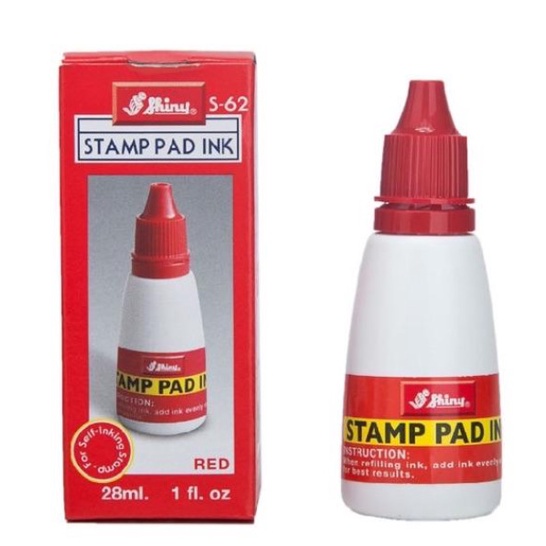 Mực Dấu Chính Hãng Shiny S62 - Mực đỏ