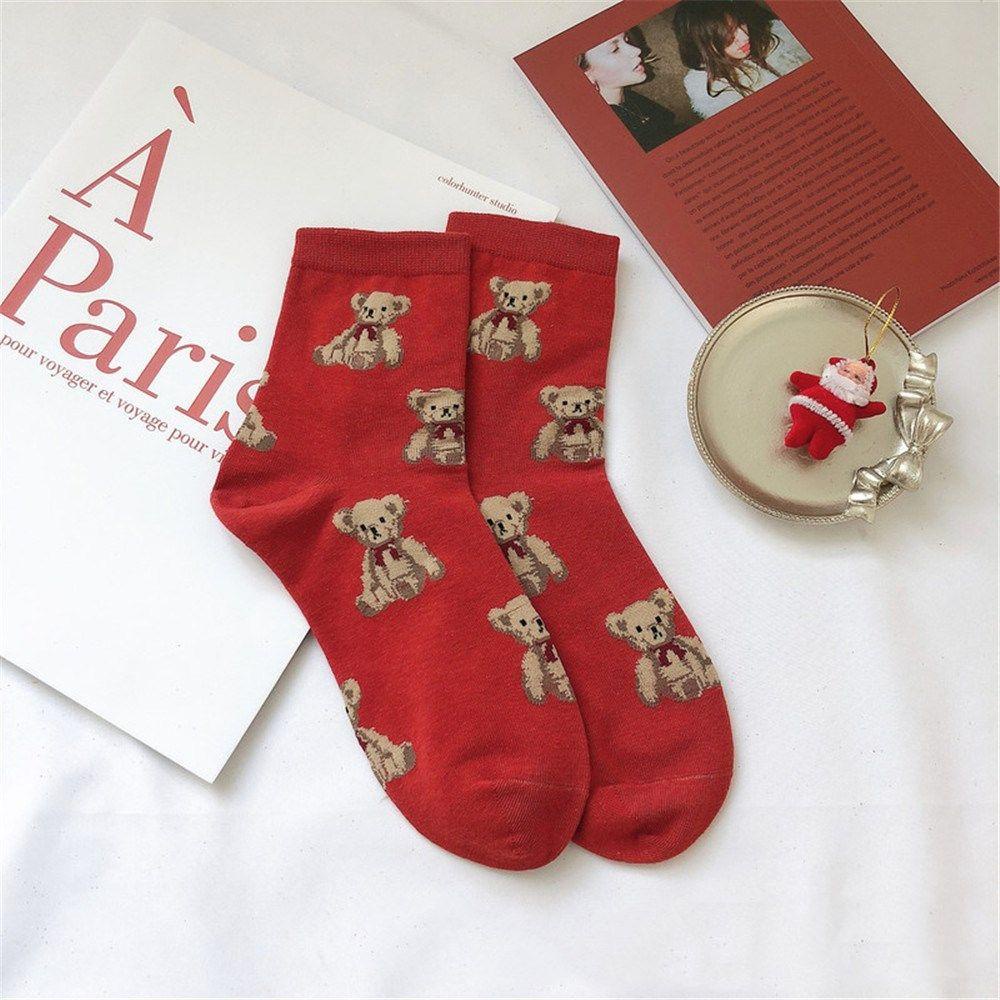 1 Đôi Tất Cotton Dễ Thương Cho Nữ MIHAN1