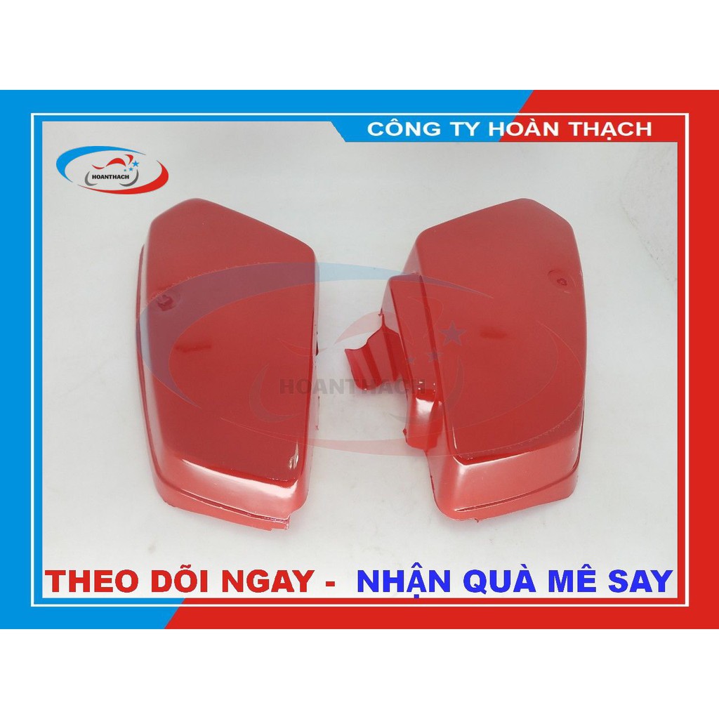 CẶP CỐP XE MÁY CUB 82 - DD - DH ĐỎ TƯƠI NHỰA ABS