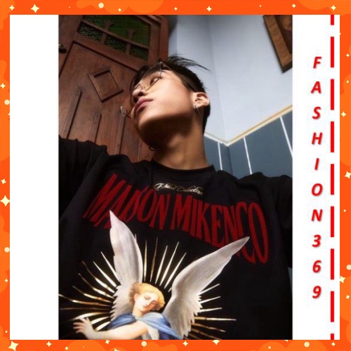 Áo phông nam MIKENCO Thiên thần Fallen angel tshirt,áo thun mikenco dáng unisex