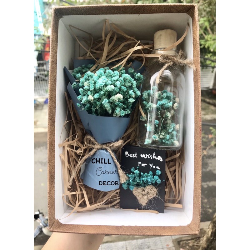 Set quà tăng hoa khô siêu cute | BigBuy360 - bigbuy360.vn