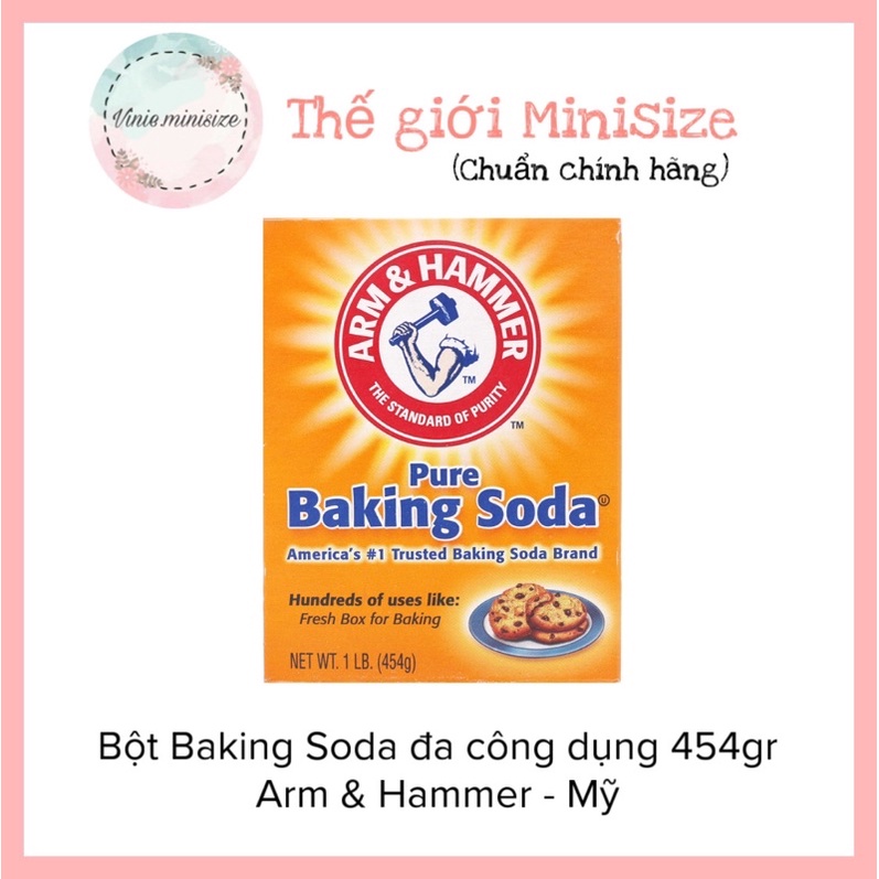 Bột Baking Soda Arm & Hammer 454gr | Vinie.minisize