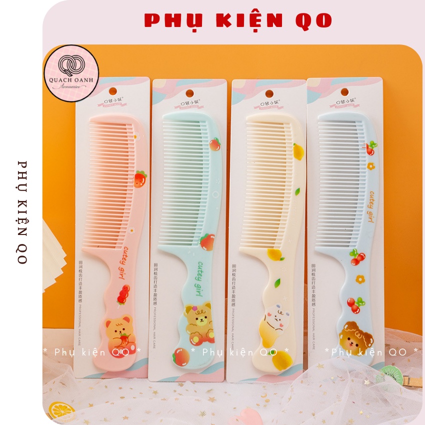 Lược chải đầu hoạ tiết siêu đáng yêu - L07