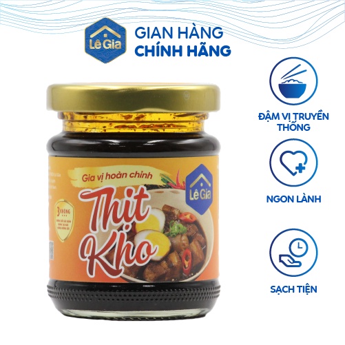 Xốt gia vị hoàn chỉnh thịt kho 180g - Lê Gia