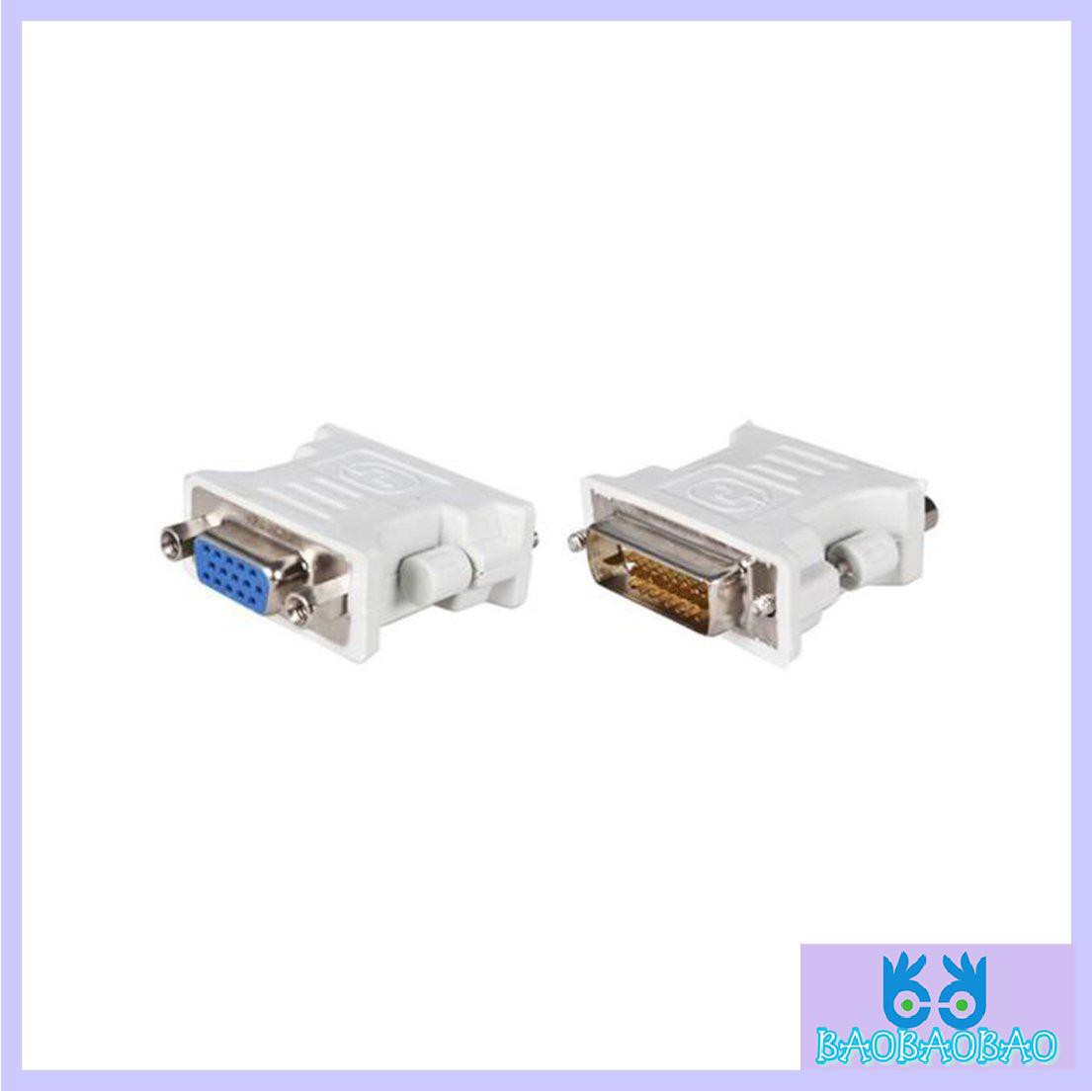 Đầu Chuyển Đổi Vga Sang Dvi D / 24 + 1 Pin Male Sang Vga Female | BigBuy360 - bigbuy360.vn