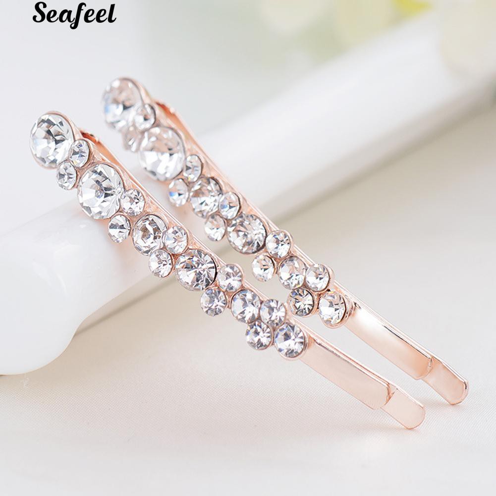 2 Kẹp tóc nữ đính đá sang trọng