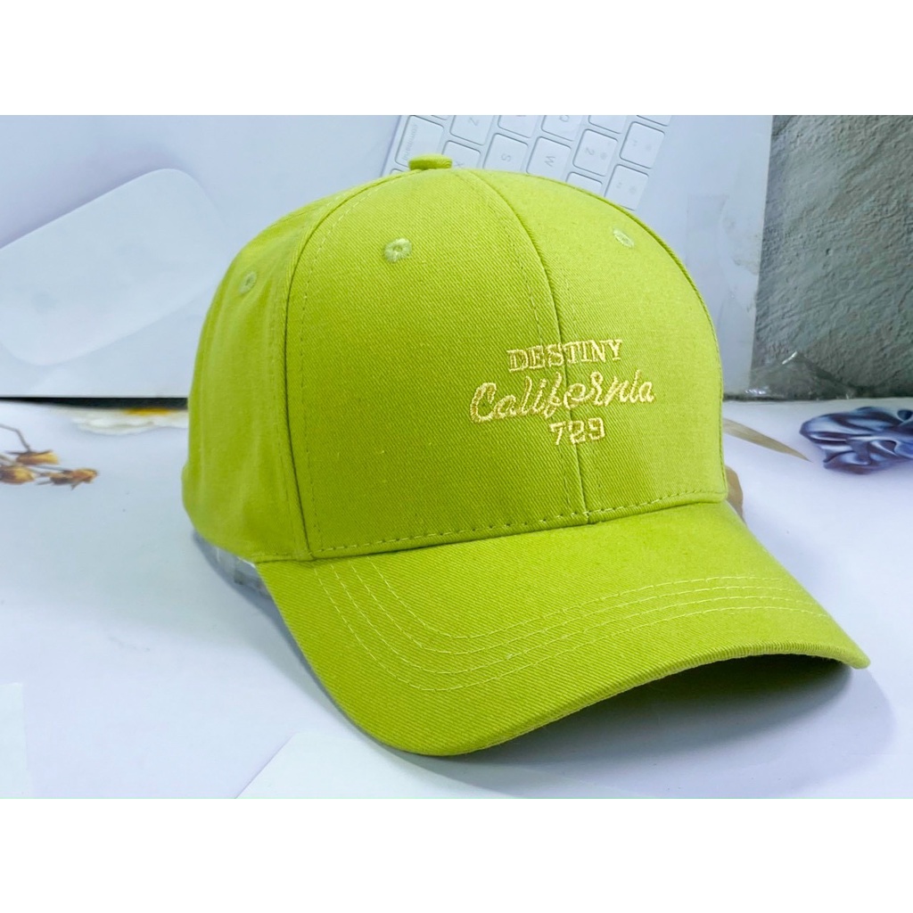 Mũ Lưỡi Trai Nón Kết Nhung Unisex Nam nữ Chữ California Nam Nữ Thời Trang - Hata24h