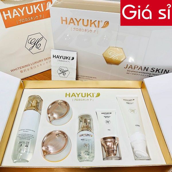 Bộ mỹ phẩm HAYUKI LUXURY NHẬT BẢN 6in1 Cao Cấp