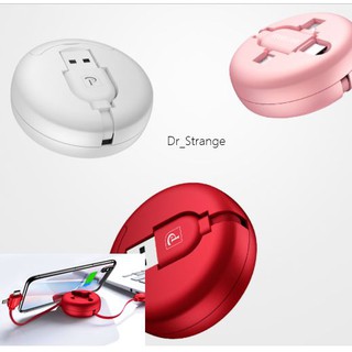 Cáp sạc đa năng cao cấp 3 cổng mini USB - lightning - type C nhỏ gọn chính hãng (hỗ trợ sạc nhanh)