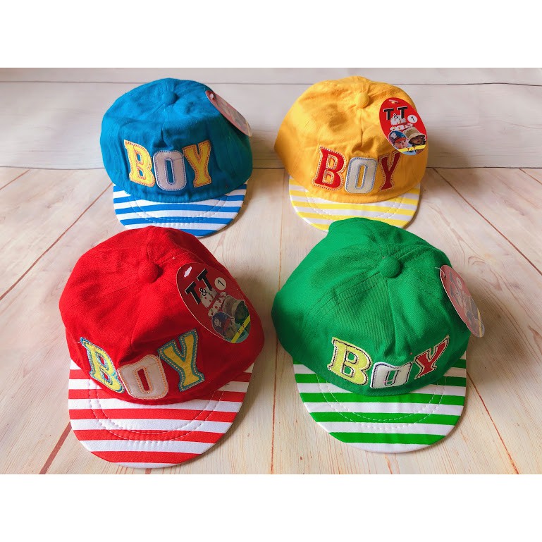 Mũ kết BOY / Nón lưỡi trai Cho Bé dưới 18 tháng (được chọn màu)