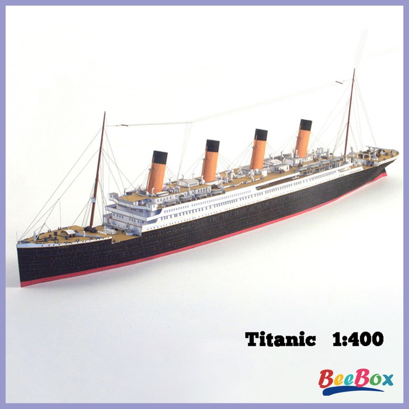 Mô Hình Tàu Titanic 3D 1/400 Phong Cách Anh Quốc Trang Trí