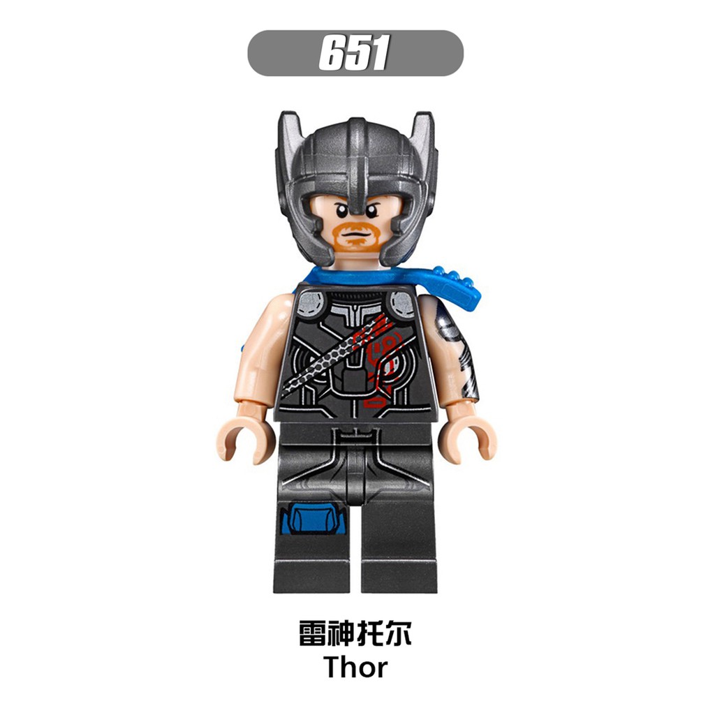 Bộ minifigures Siêu anh hùng phim Thor Xinh 0165 - 8 minifigs