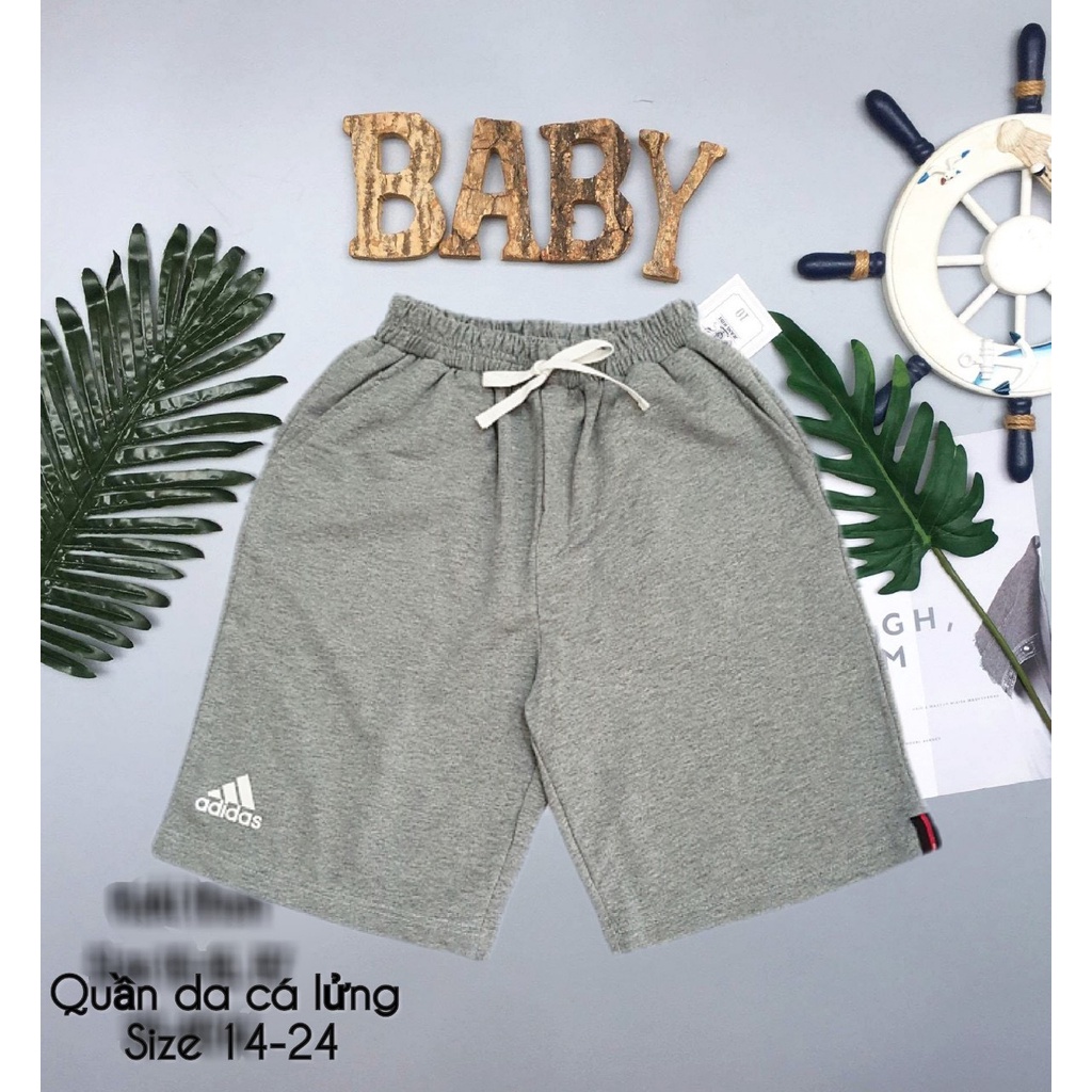 Quần đùi bé trai ⚡SIZE ĐẠI⚡chất Cotton da cá siêu đẹp từ 30 - 60kg