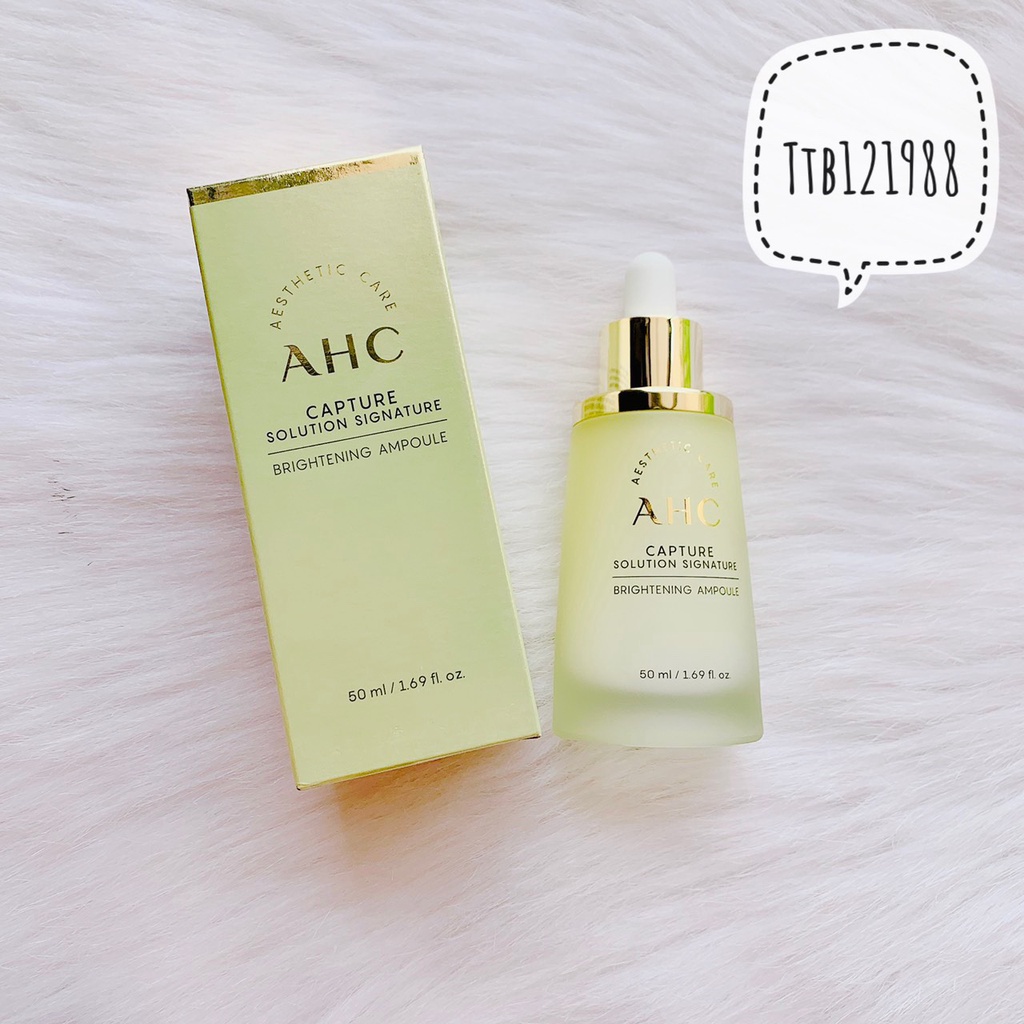 Serum Dưỡng Ẩm - Ttắng Da AHC Capture White Solution Max Ampoule