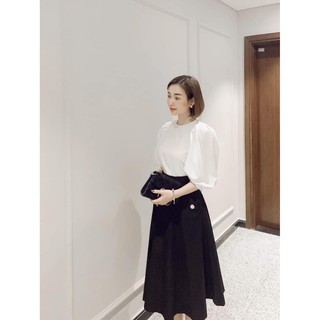 ÁO CỔ TRÒN TAY BO TIỂU THƯ