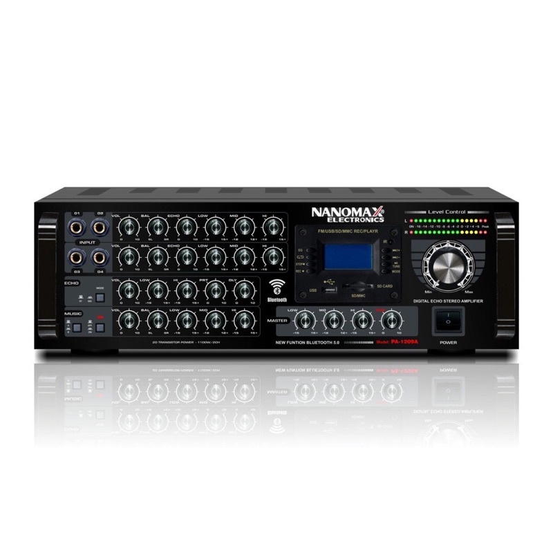 Amply Karaoke Nanomax PA-1209A  - Hàng Chính Hãng - Gia Khang shop
