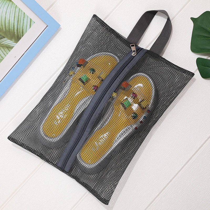 Túi Lưới Đựng Đồ Đi Biển 8 Ngăn Sức Chứa Lớn Nhanh Khô Đựng Đồ Đi Bơi/Túi Xách Tay Đa Năng Thích Hợp Cho Đi Du Lịch