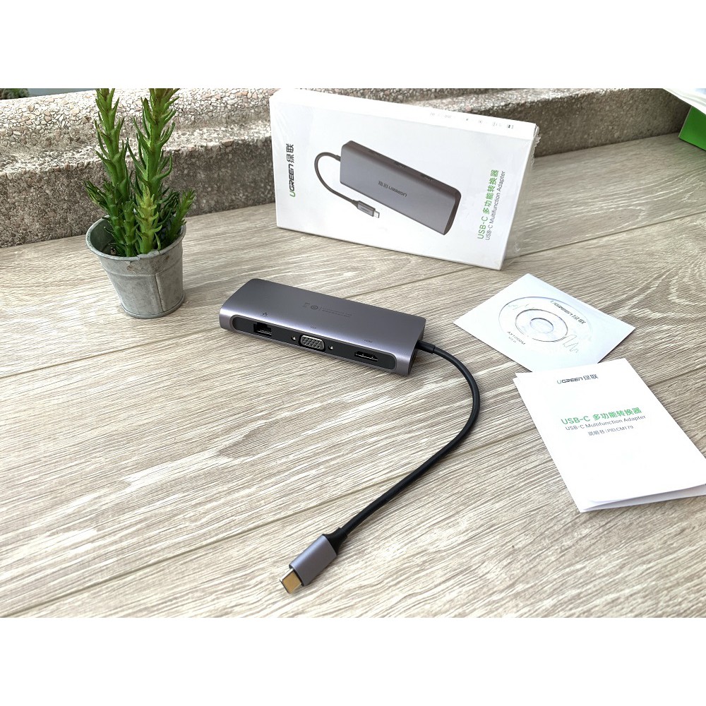 Cáp USB-C to Multifunction adapter Ugreen 40873