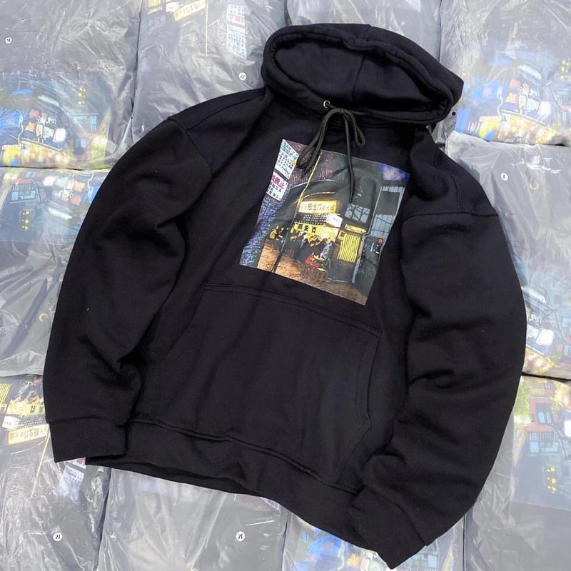 Áo Hoodie Nỉ Lót Bông PHỐ NHẬT Unisex