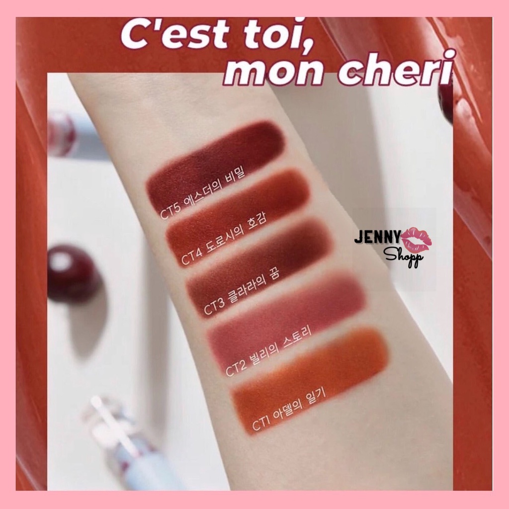 Son Kem Lì Dearmay California Cherry Velvet Tint