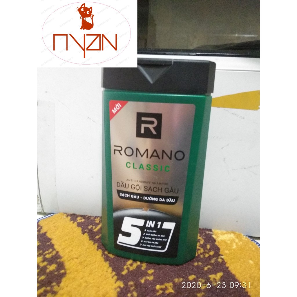Giảm giá sốc dầu gội nam chai nhỏ X men Romano 150g