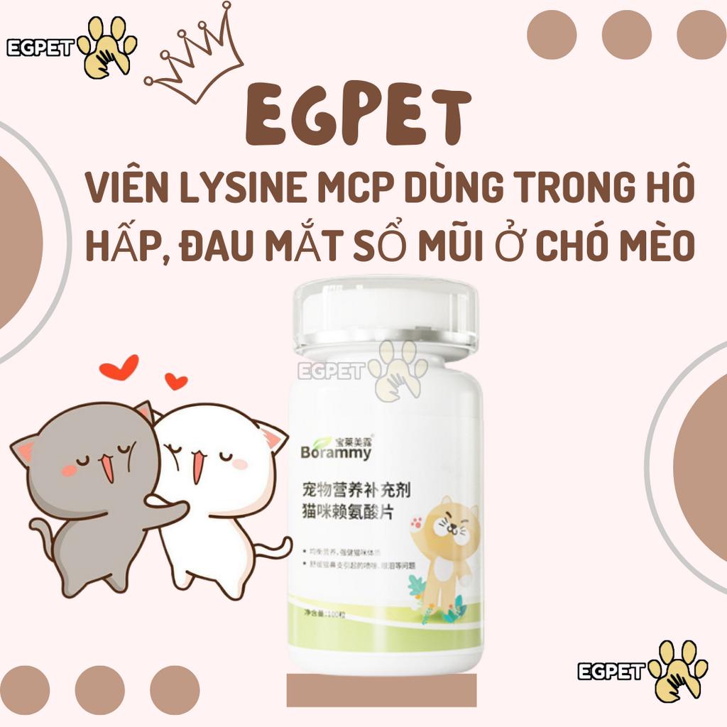 Viên Lysine MCP hỗ trợ hô hấp tăng đề kháng cho chó mèo