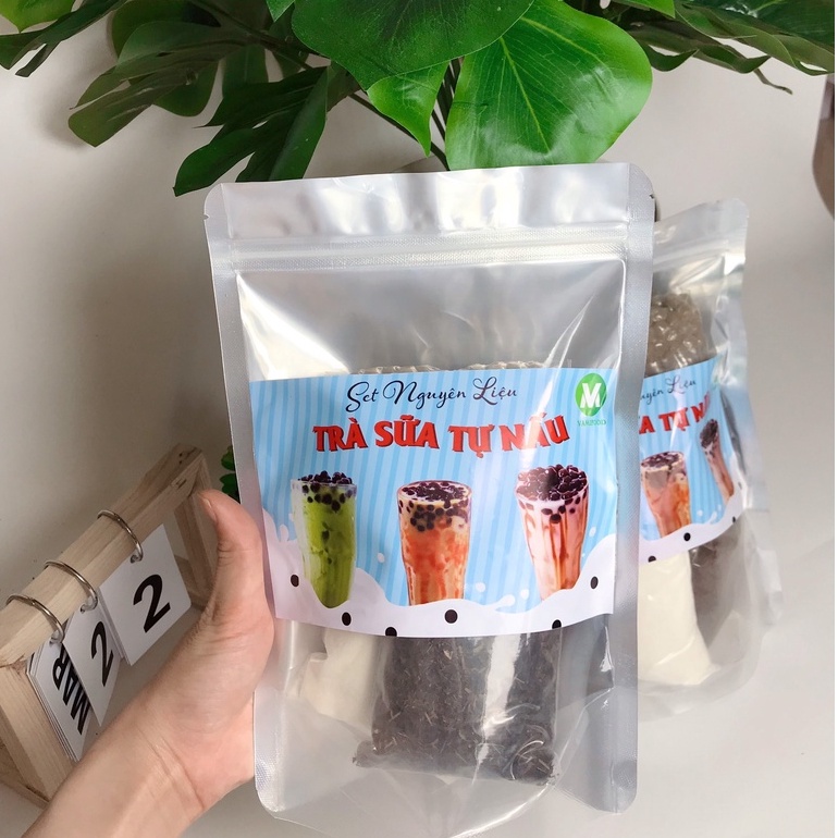 Set trà sữa thái xanh,thái đỏ , trân châu đường đen  nguyên liệu làm trà sữa tự pha, tự nấu thơm ngon
