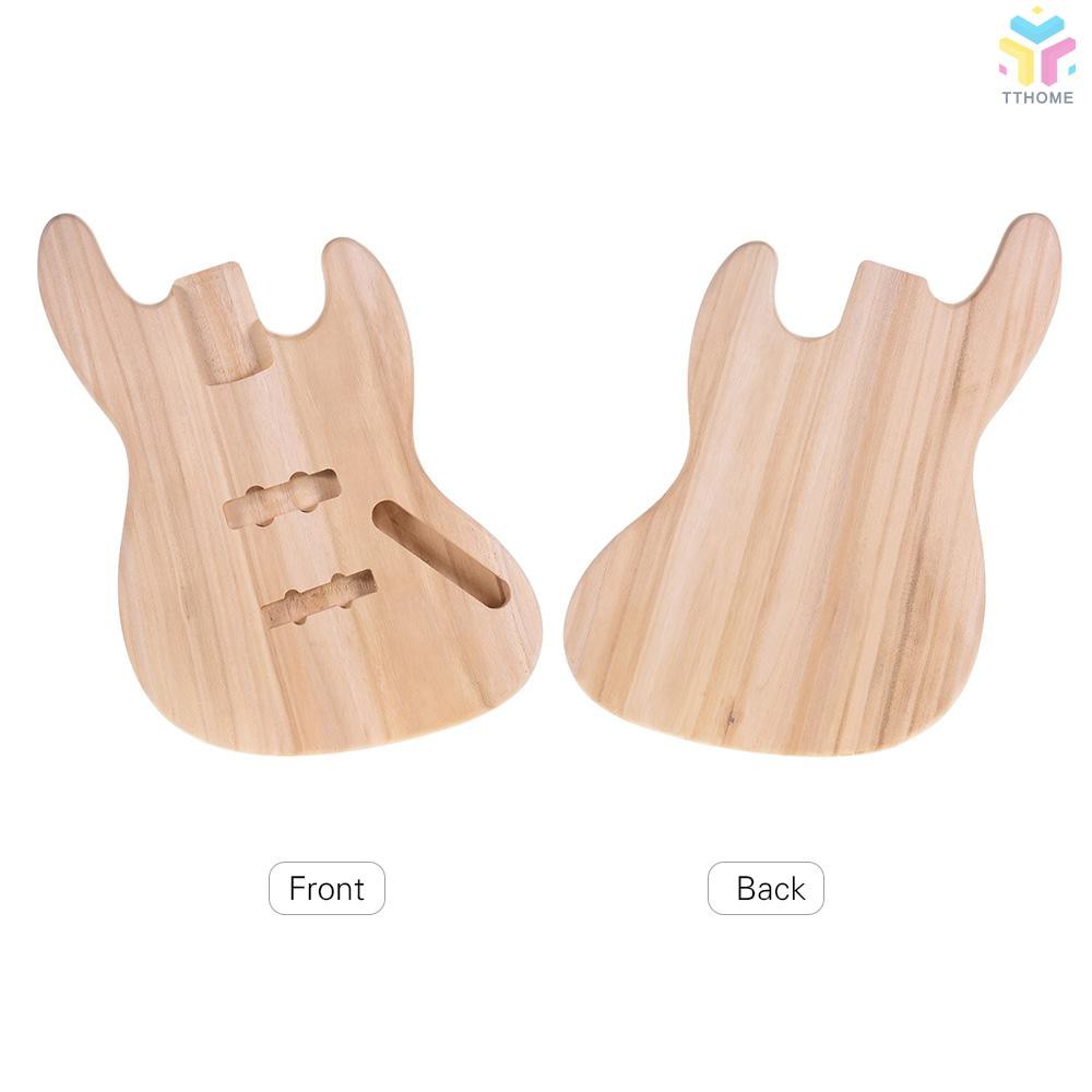 Thùng đàn bằng gỗ chưa hoàn thành Muslady JB-T02 cho guitar bass phong cách JB