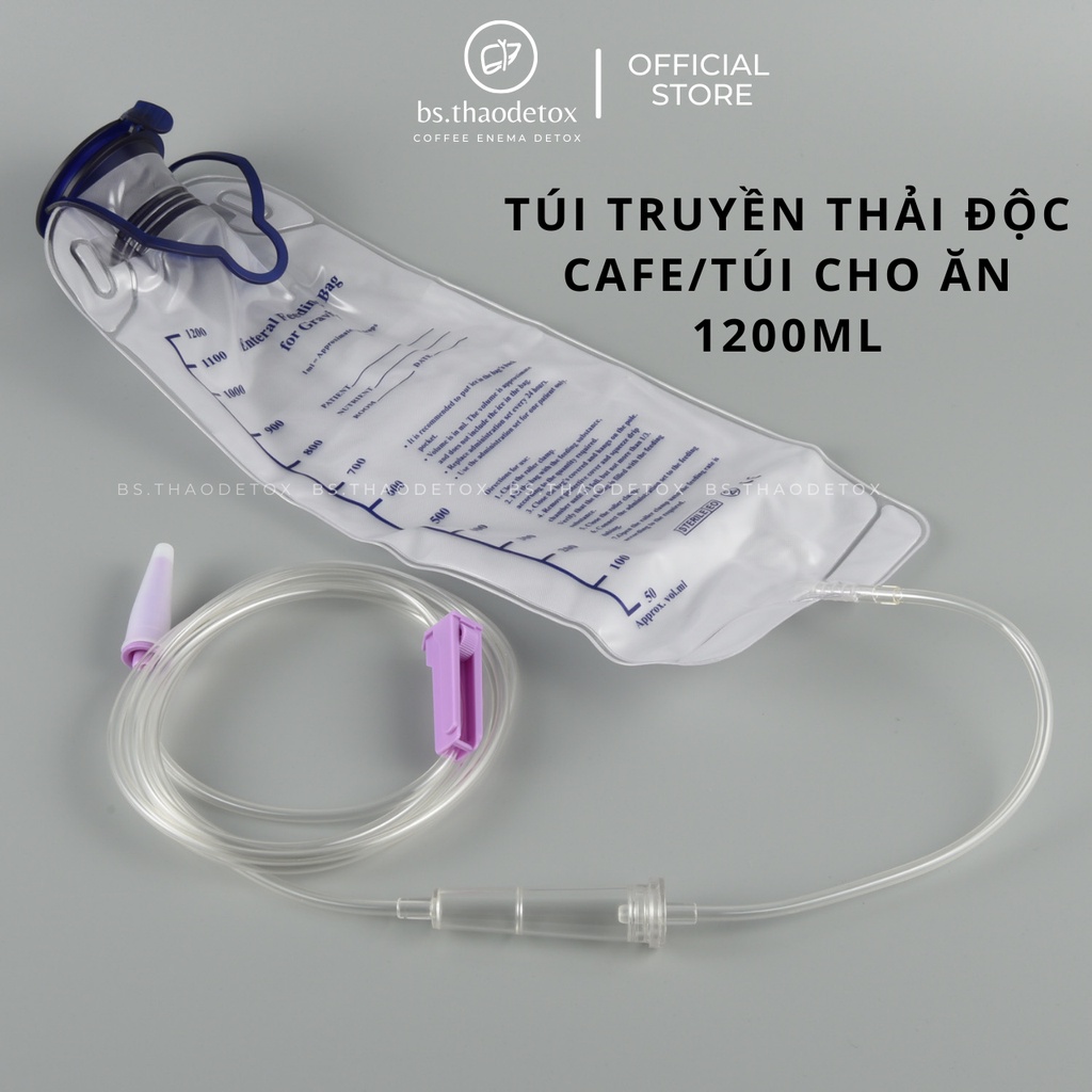 Túi Truyền Thải Độc Đại Tràng Cà Phê, Coffee Enema (Chưa Bao Gồm Dây Truyền)