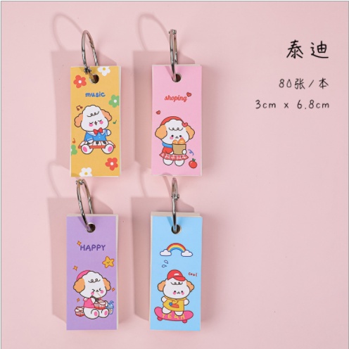 FlashCard học từ vựng ngoại ngữ tiếng anh hình động Vật cute dễ thương