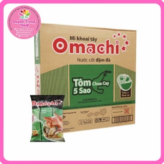 (Thùng 30gói) Mì omachi tôm chua cay 5 sao