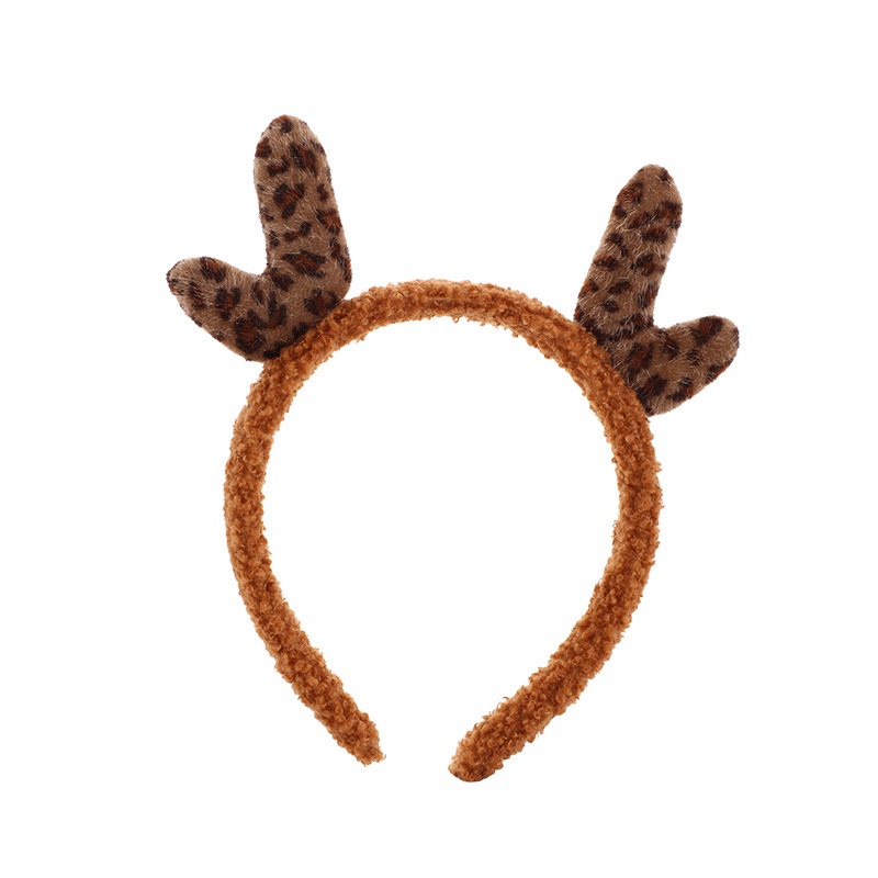 Kẹp tóc hình sừng hươu phong cách giáng sinh