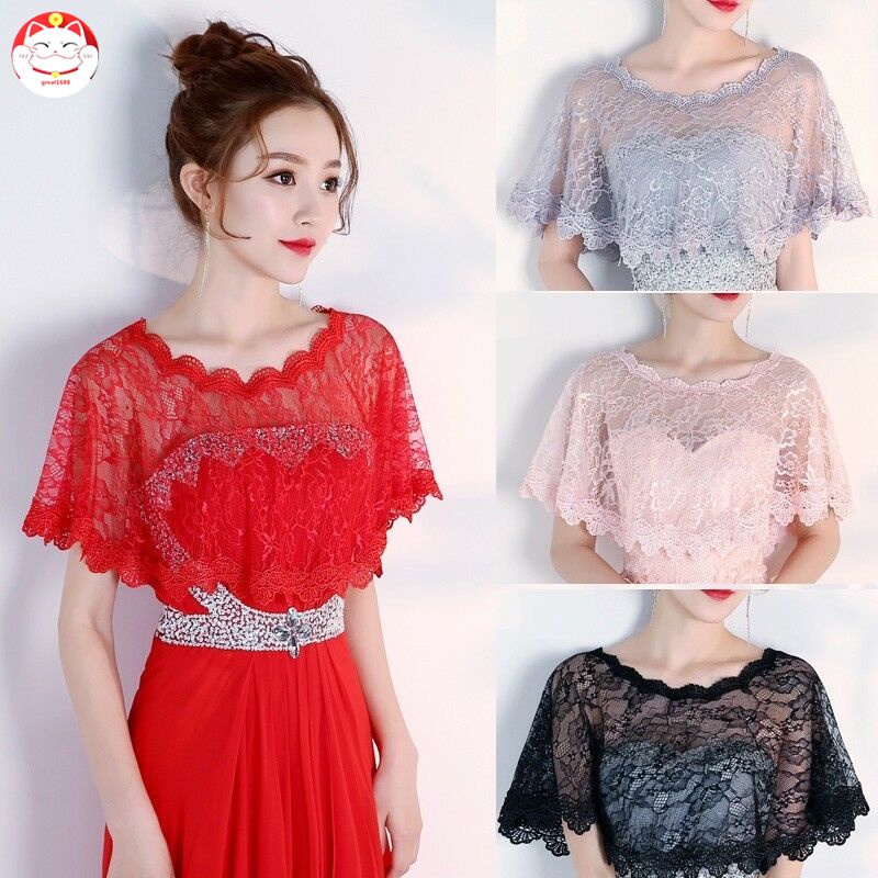 Khăn choàng ren mỏng cho cô dâu
 | BigBuy360 - bigbuy360.vn