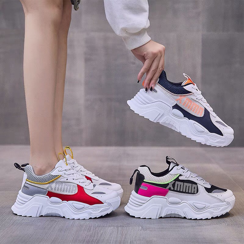 Giày thể thao nữ đế bằng sneaker ulzzang thời trang- XMA65