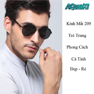 Kính Mát Nam 209, Kính Phân Cực Cao Cấp, Chống Tia UV 400, Giảm Mỏi Mắt, Chống Bụi, Bảo Vệ Mắt Hiệu Quả
