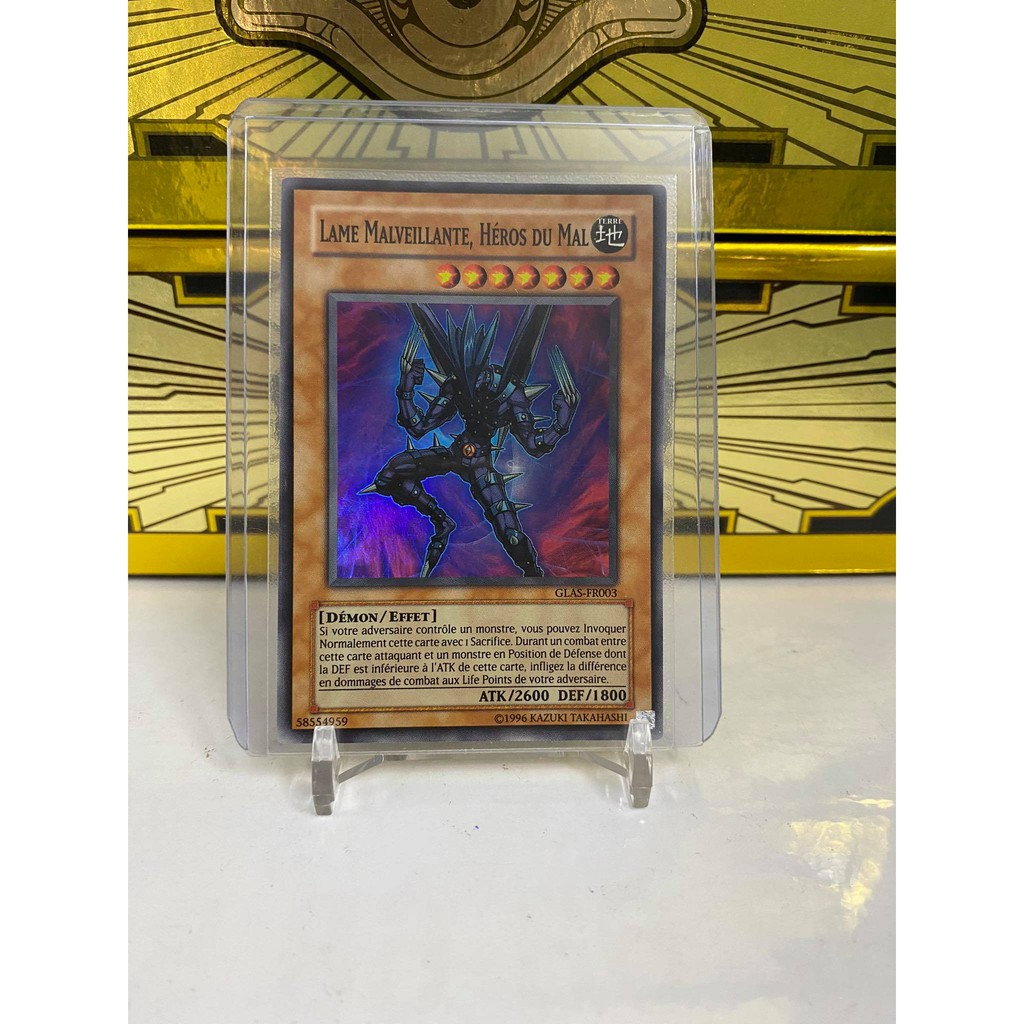 [ Dưa Hấu Yugioh ] Lá bài thẻ bài Evil Hero Malicious Edge - Super Rare Unlimited - Tặng bọc bài nhựa bảo quản