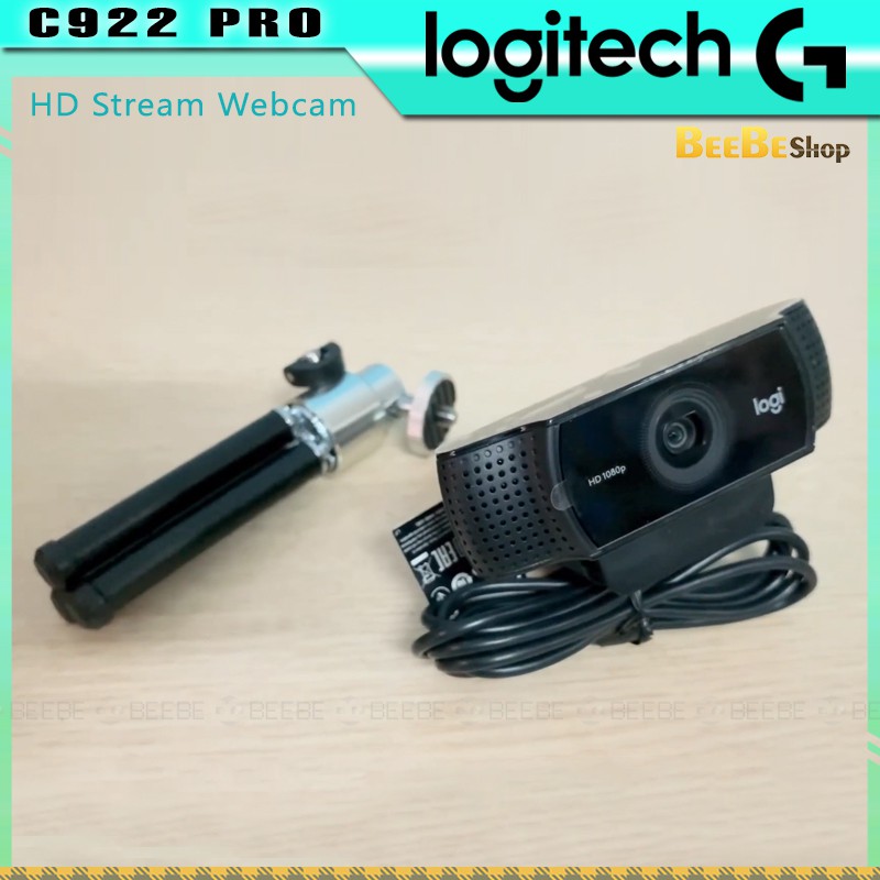 Logitech C922 Pro - Camera Góc Rộng Cho Game Thủ, Full HD 1080