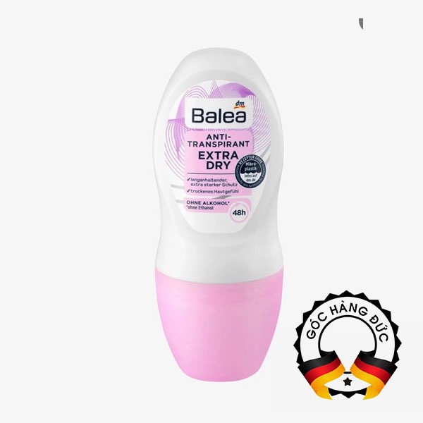 Lăn Khử Mùi Balea Extra Dry 48h / 50ml ( Tím Hồng )
