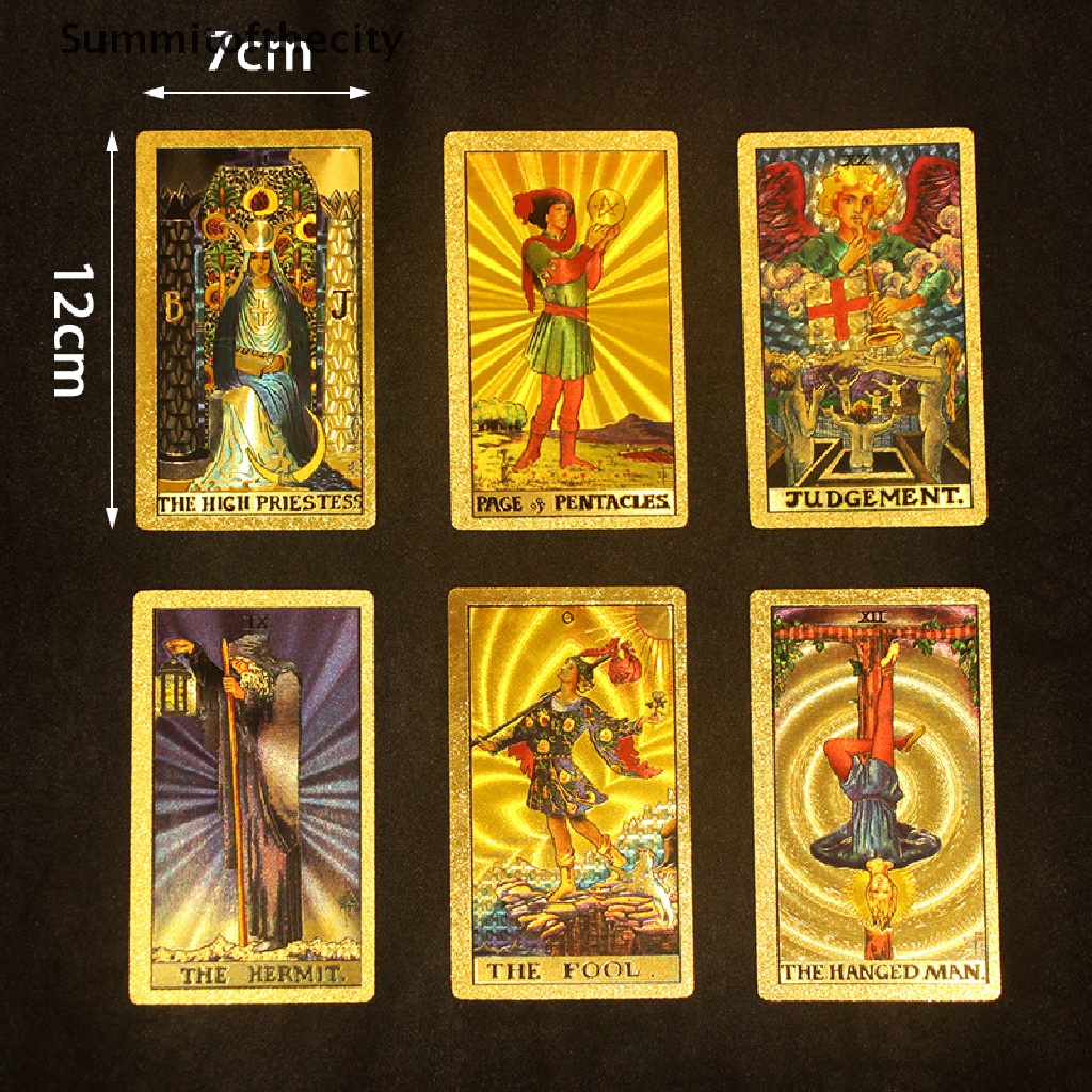 Bộ Bài Tarot Oracle Lá Vàng Cao Cấp